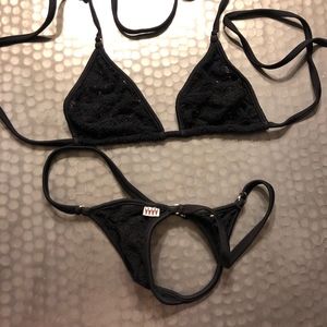Wicked Weasel Diamond Lace Bikini Medium